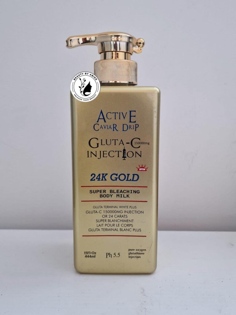 Body Lotion | Skincare store UK | UAE | USA | Canada | Active Caviar Drip Gluta C Injection 24k Gold Lotion Spf50