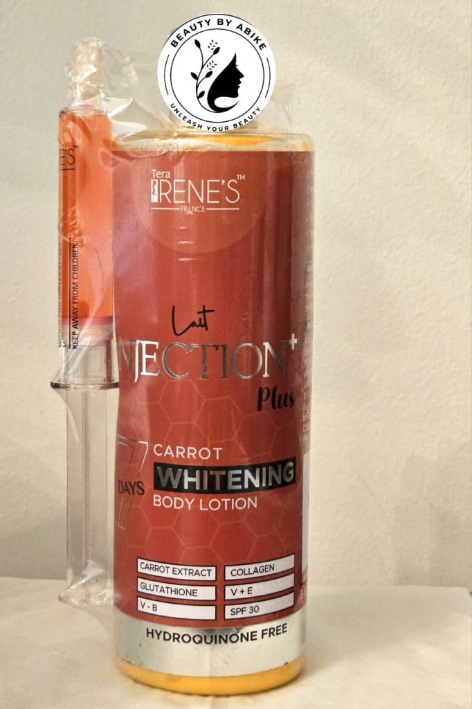 Tera irene's carrot whitening lotion