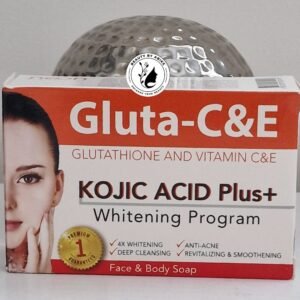 Gluta C&E Glutathione Vitamin C, E Kojic Acid Plus Whitening Program Face & Body Soap 135 grams