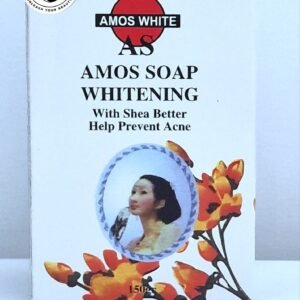 AMOS WHITE AMOS SOAP WHITENING With Shea Butter Help Prevent Acne