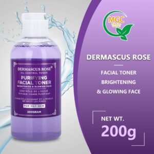 DERMASCUS ROSE FACIAL TONER BRIGHTENING & GLOWING FACE