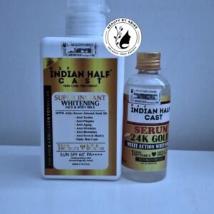 Indian Half Cast Super Instant Whitening Body Milk and Serum