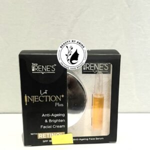 Tera Irene’s Lait Injection Plus Anti-Ageing & Brighten Facial With Retinol. With Anti Ageing facial Serum. SPF18