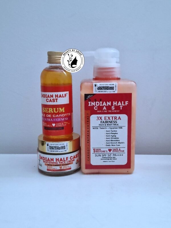 Indian Half Cast 3X Extra Fairness Face and Body Milk