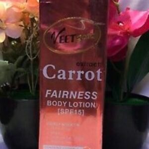 Veetgold Carrot Extract Fairness Body Lotion SPF15 With Vit C with Free Serum