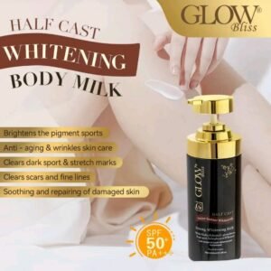 Glow Bliss Whitening Milk Half Cast Whitening Lotion Skin Brightening Body Milk Alpha Arbutin Glutathione Lotion Kojic Acid Whitening Cream