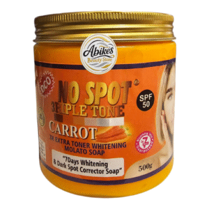 No Spot Triple Tone Carrot 3X Extra Toner Whitening Molato Soap