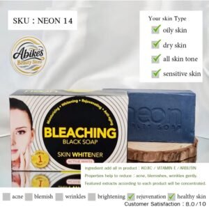 Neon Bleaching Black Soap – Skin Whitener