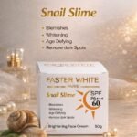 Faster White Paris | Snail Slime Brightening Face Cream (SPF 60)