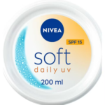NIVEA Soft Daily UV Moisturiser for Face Hand & Body SPF15 200ml