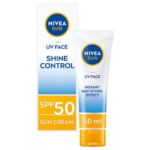 NIVEA SUN UV Face Sun Cream SPF 50 Shine Control 50ml