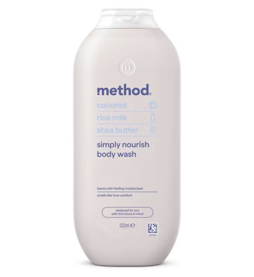 jxjxjx.png Method Simply Nourish Body Wash 532ml - Image 1